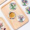 Diamond Painting Coasters Kits with Holder, Colorful Flowers Diamond Art Coasters for Adults Beginners 5D DIY Diamond Coasters, Diamond Art Painting Kits Craft Supplies